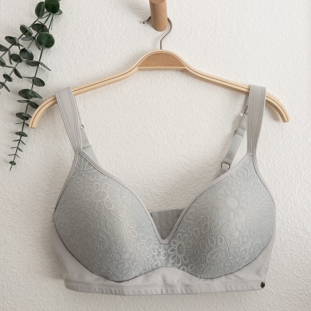 Lucky Brand Grey Blue Lace Bra 40D